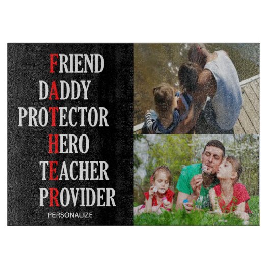 Vader Persoonlijke snijraad Snijplank (Voorkant)