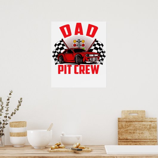 vader pitcrew poster (Keuken)