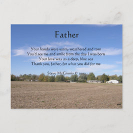 Vader Poem Briefkaart