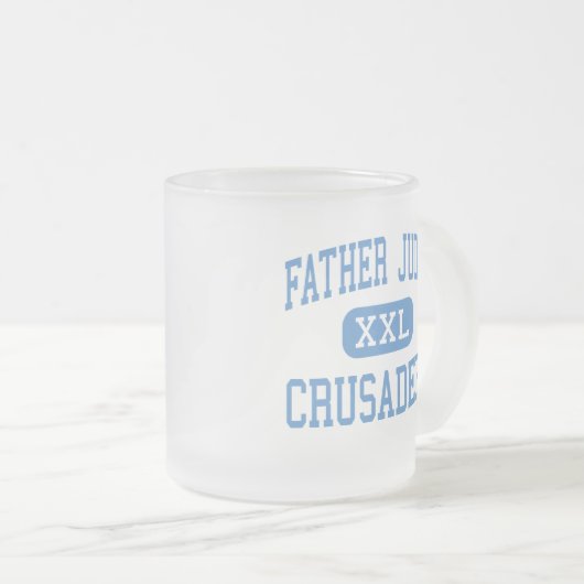 Vader Rechter - kruisvaarders - Hoog - Philadelphi Matglas Koffiemok (Voorkant rechts)