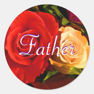Vader Red Yellow Rose Sticker