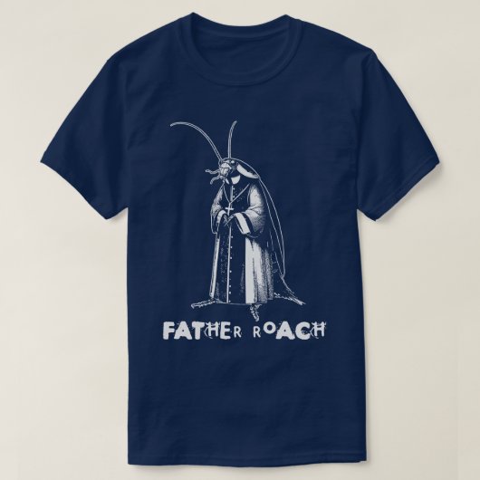Vader Roach Grappige Alternatieve Rock T-shirt (Design voorkant)