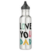 Vader Roestvrij stalen flesje Waterfles (Rechts)