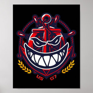 Vader &# s Day Daddy Shark Family Poster