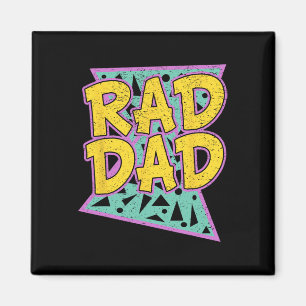 Vader & #; s Day Gift voor papa Rad Dad Shirt Magneet