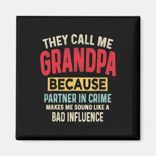 Vader & #; s Day Opa Partner in Misdaad Grappig Ve Magneet
