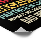 Vader & #; s Day Opa Partner in Misdaad Grappig Ve Poster (Hoek)