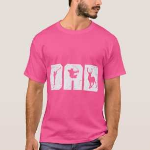 Vader schietend boogschieten hert boogschutter boo t-shirt