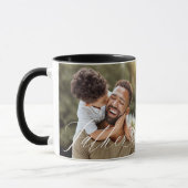 Vader script hart dankbaar elk moment foto mok (Links)