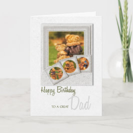 Vader Sentimental Teddy Bear Theme Birthday Kaart