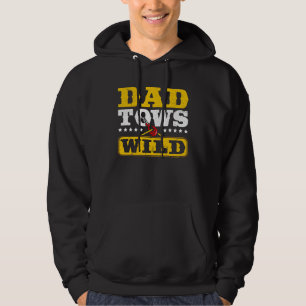 Vader sleept wilde takelwagenchauffeur en Mannen Hoodie