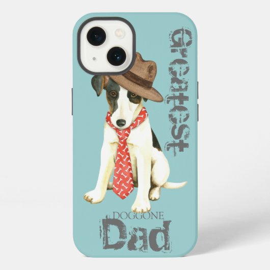 Vader Smooth Fox Terrier iPhone Hoesje (Achterkant)