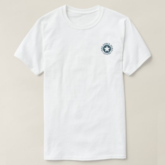 Vader Sober Legend Star Sobriety Gift Vader T-shirt (Design voorkant)