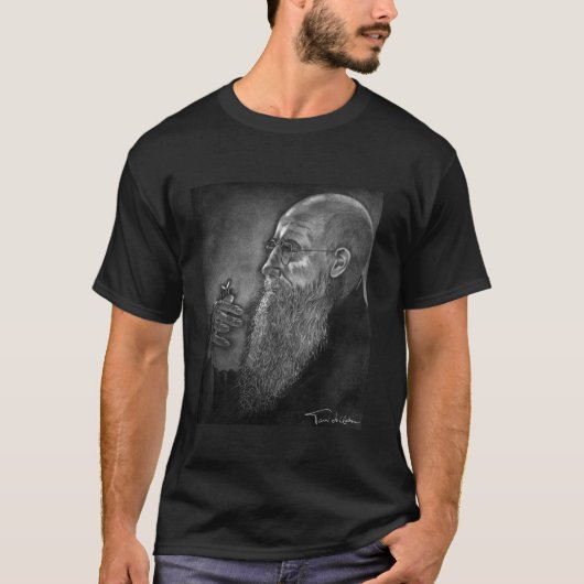 Vader Solanus met een hommel T-shirt (Voorkant)