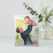  vader speelt met Kind vaders dag Feestdagenkaart (Staand voorkant)