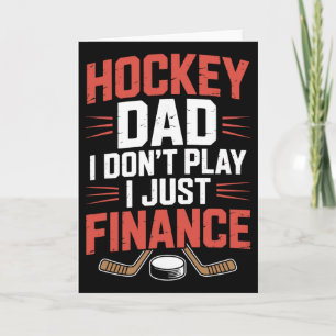 Vader Speler, Hockey Vader Ik Speel Niet Ik Financ Kaart