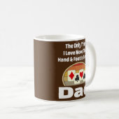 Vader-speler voor handschoenen en voetpap koffiemok (Voorkant rechts)