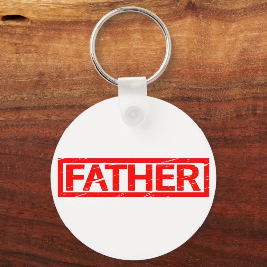 Vader Stamp Sleutelhanger (Achterkant)