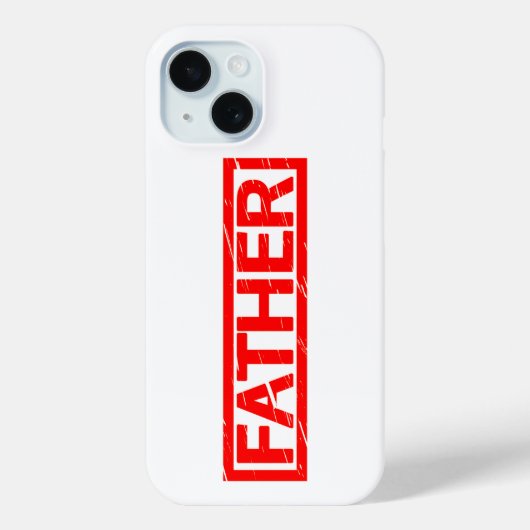 Vader Stempel Case-Mate iPhone Case (Achterkant)