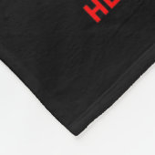 Vader Steun Mijn Vader Draag Rode Hart Ziekte Awar Fleece Deken (Hoek)