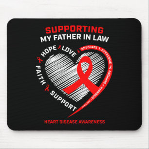 Vader steunt vader in de wet Red Heart Disease Awa Muismat