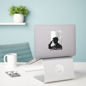 Vader Sticker (Laptop op bureau)