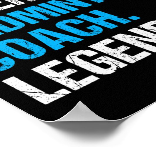 Vader Superheld Badminton Coach Funny Badminton Co Poster (Hoek)