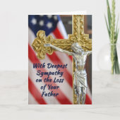 Vader, Sympathie Religieus Christelijk Militair Kaart (Voorkant)