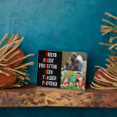 Vader Tabletop Plaque met Easel Fotoplaat (Zijkant)