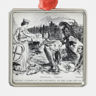 Vader Thames introduceert zijn nageslacht Metalen Ornament