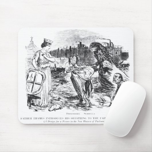 Vader Thames introduceert zijn nageslacht Muismat (Met muis)