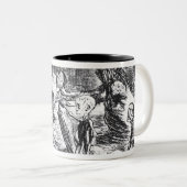 Vader Thames introduceert zijn nageslacht Tweekleurige Koffiemok (Voorkant rechts)