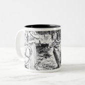 Vader Thames introduceert zijn nageslacht Tweekleurige Koffiemok (Voorkant links)