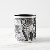 Vader Thames introduceert zijn nageslacht Tweekleurige Koffiemok (Center)