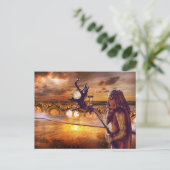 Vader tijd briefkaart (Staand voorkant)