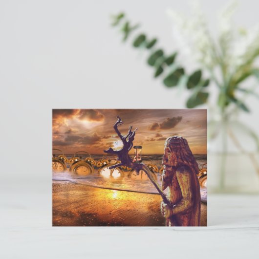 Vader tijd briefkaart (Staand voorkant)