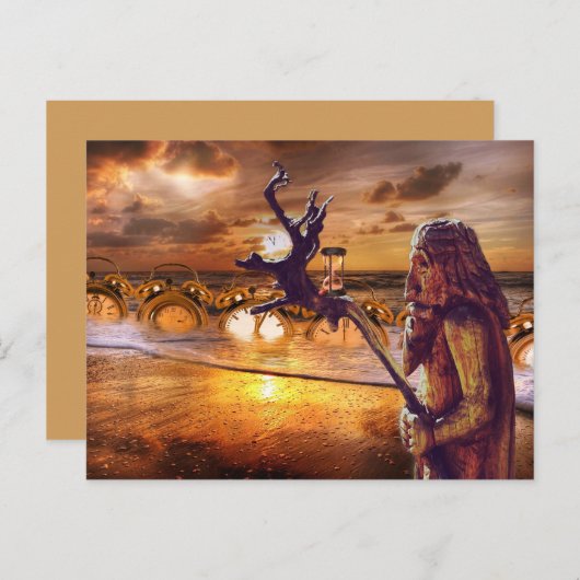 Vader tijd briefkaart (Voorkant / Achterkant)