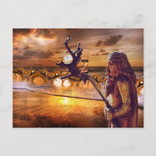 Vader tijd briefkaart (Voorkant)