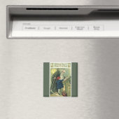 Vader Tijd die u een gelukkig nieuwjaar wil wensen Magneet (Insitu (Vaatwasser))