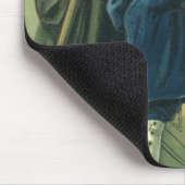 Vader Tijd die u een gelukkig nieuwjaar wil wensen Muismat (Hoek)