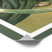 Vader Tijd die u een gelukkig nieuwjaar wil wensen Poster (Hoek)