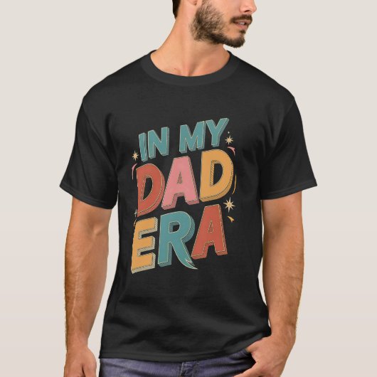 Vader Tijdperk Grappig Vaderdag Cadeau Idee voor V T-shirt (Voorkant)