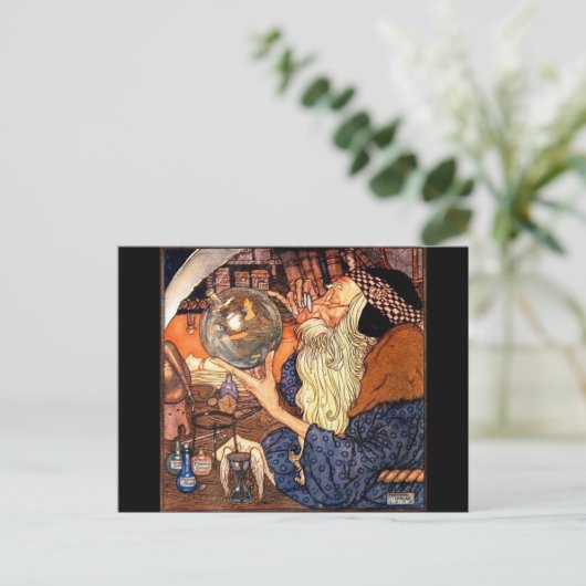 Vader Time  briefkaart (Staand voorkant)