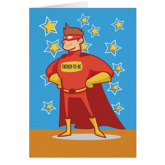 Vader-tot-zijn superheld op Vaderdag (Voorkant)