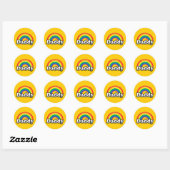 VADER TROTS RONDE STICKER (Vel)
