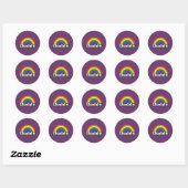 VADER TROTS RONDE STICKER (Vel)