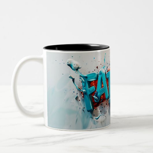 Vader Tweekleurige Koffiemok (Links)