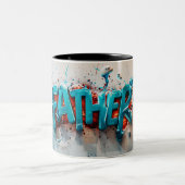 Vader Tweekleurige Koffiemok (Center)