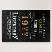 Vader Vader of echtgenoot Naam toevoegen Jaar Lege Legpuzzel (Horizontaal)