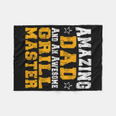 Vader Vader Rbecue Shirt BBQ Grill Master Pit Boss Fleece Deken (Voorkant (Horizontaal))